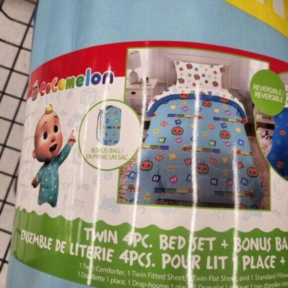 Cocomelon Comforter Twin Bedding Set  Bed In A Bag - Picture 4 of 9